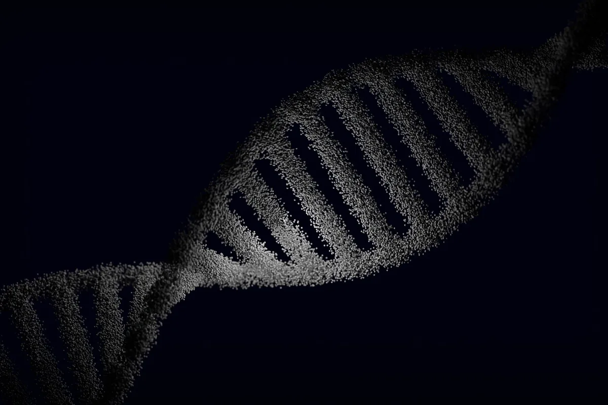 A DNA double helix